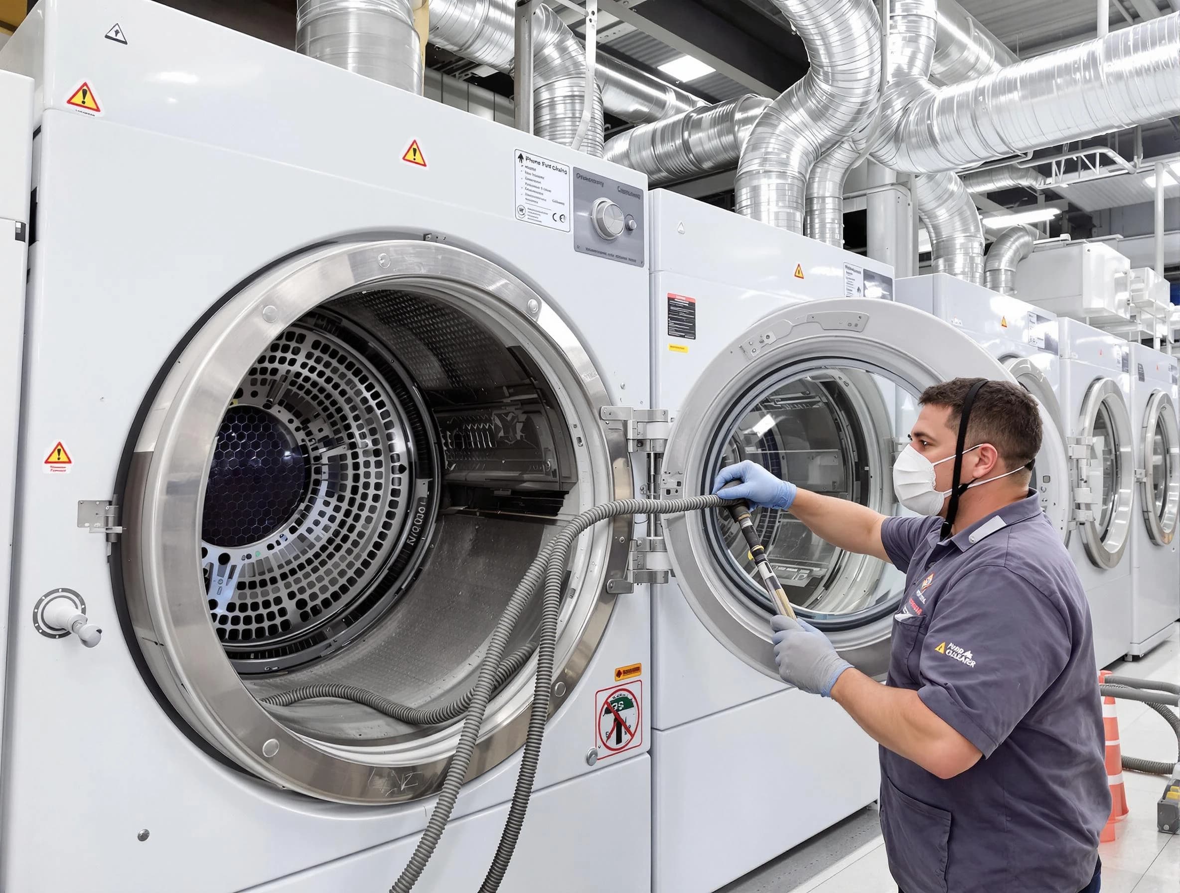 Industrial-grade dryer vent cleaning by Shrewsbury Dryer Vent Cleaning in Shrewsbury