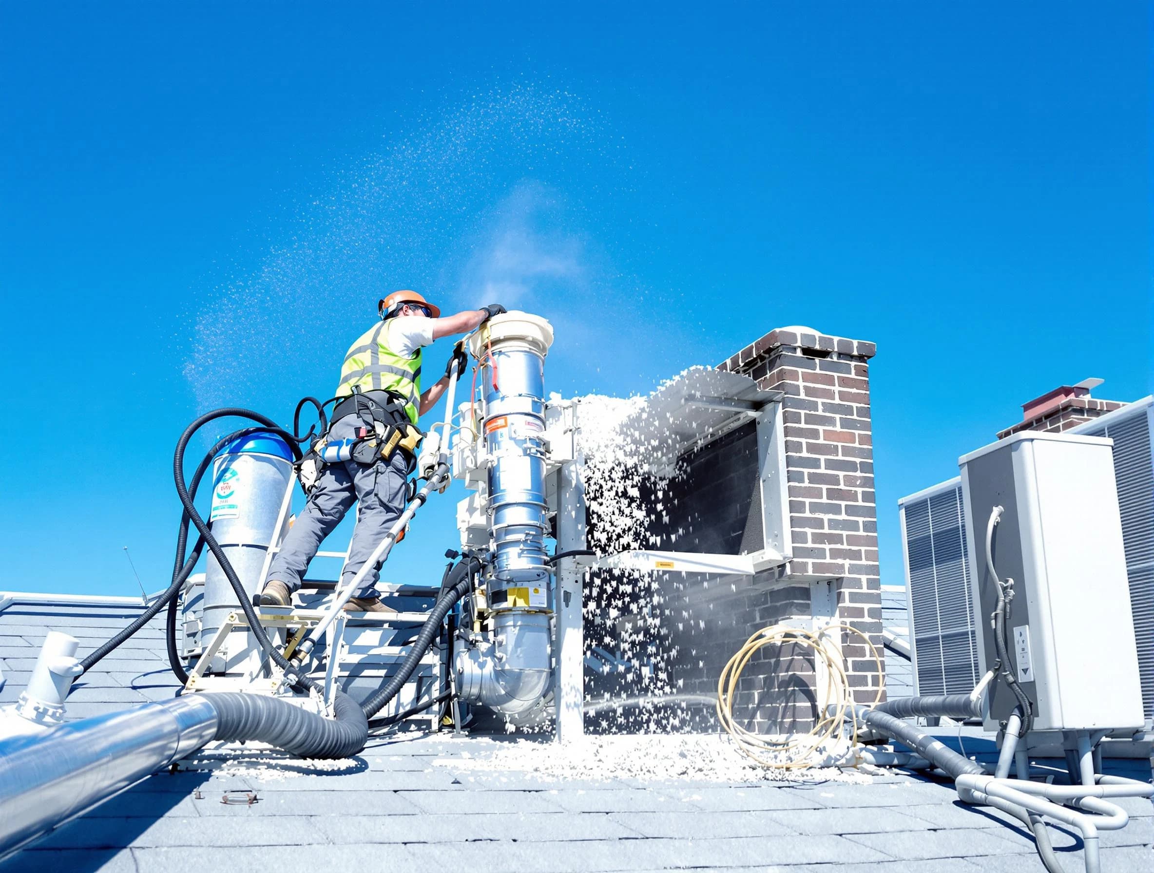 Expert roof dryer vent cleaning by Shrewsbury Dryer Vent Cleaning in Shrewsbury