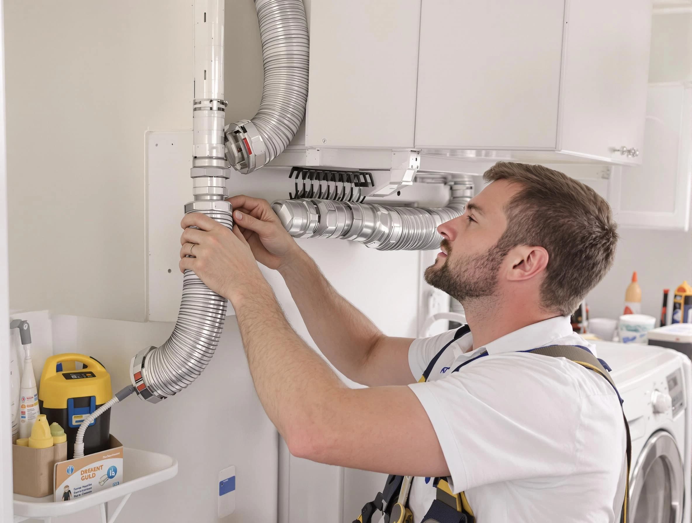 Professional dryer vent repair and installation by Shrewsbury Dryer Vent Cleaning in Shrewsbury