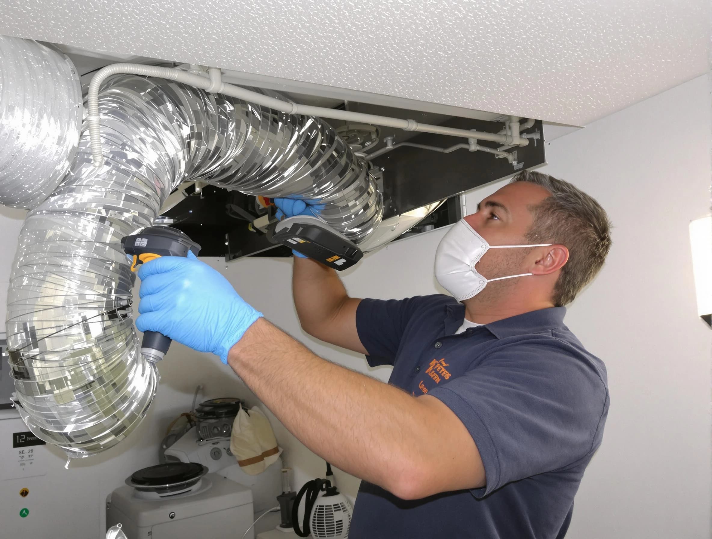 Shrewsbury Dryer Vent Cleaning professional performing thorough residential dryer vent cleaning in Shrewsbury