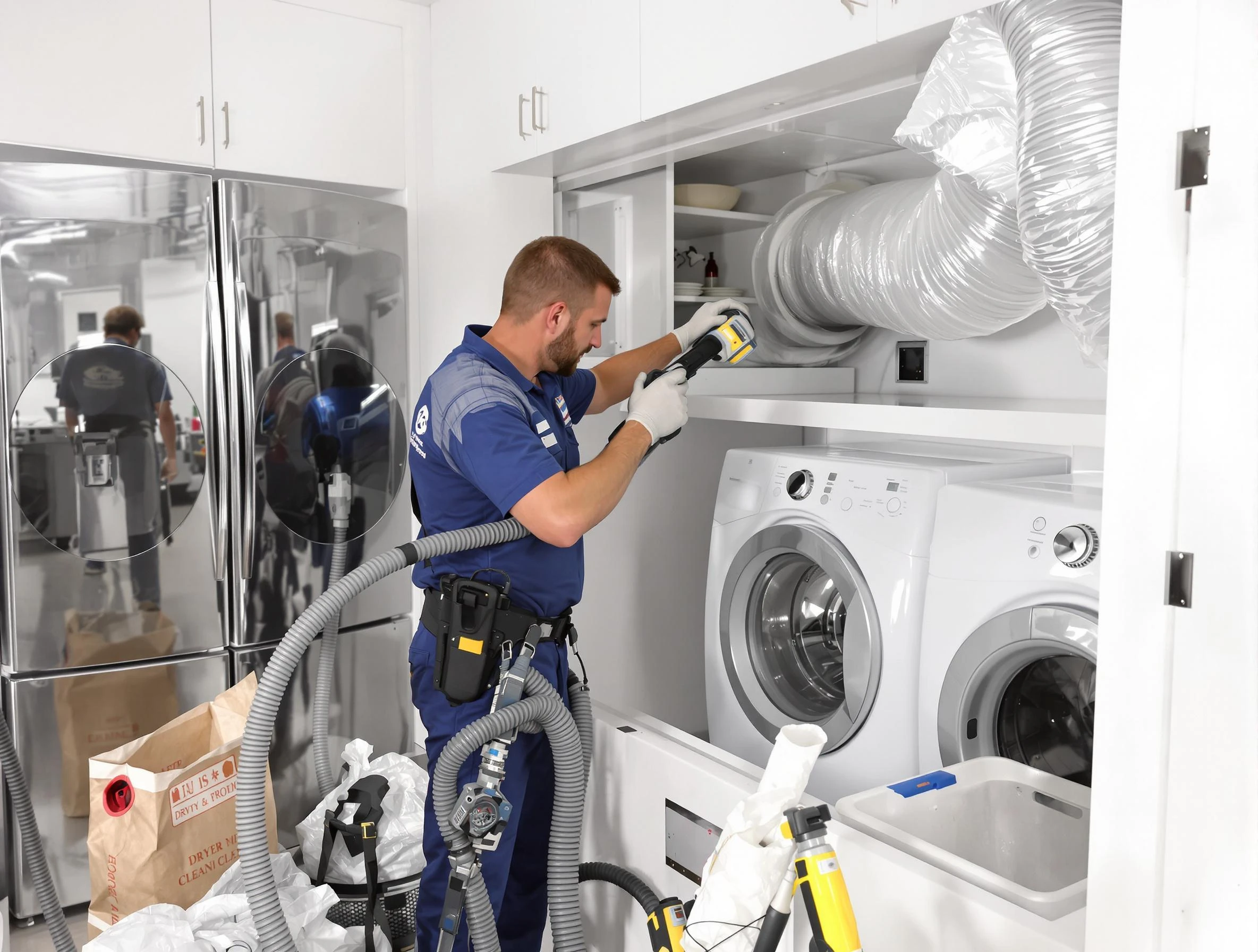 Professional duct cleaning by Shrewsbury Dryer Vent Cleaning in Shrewsbury