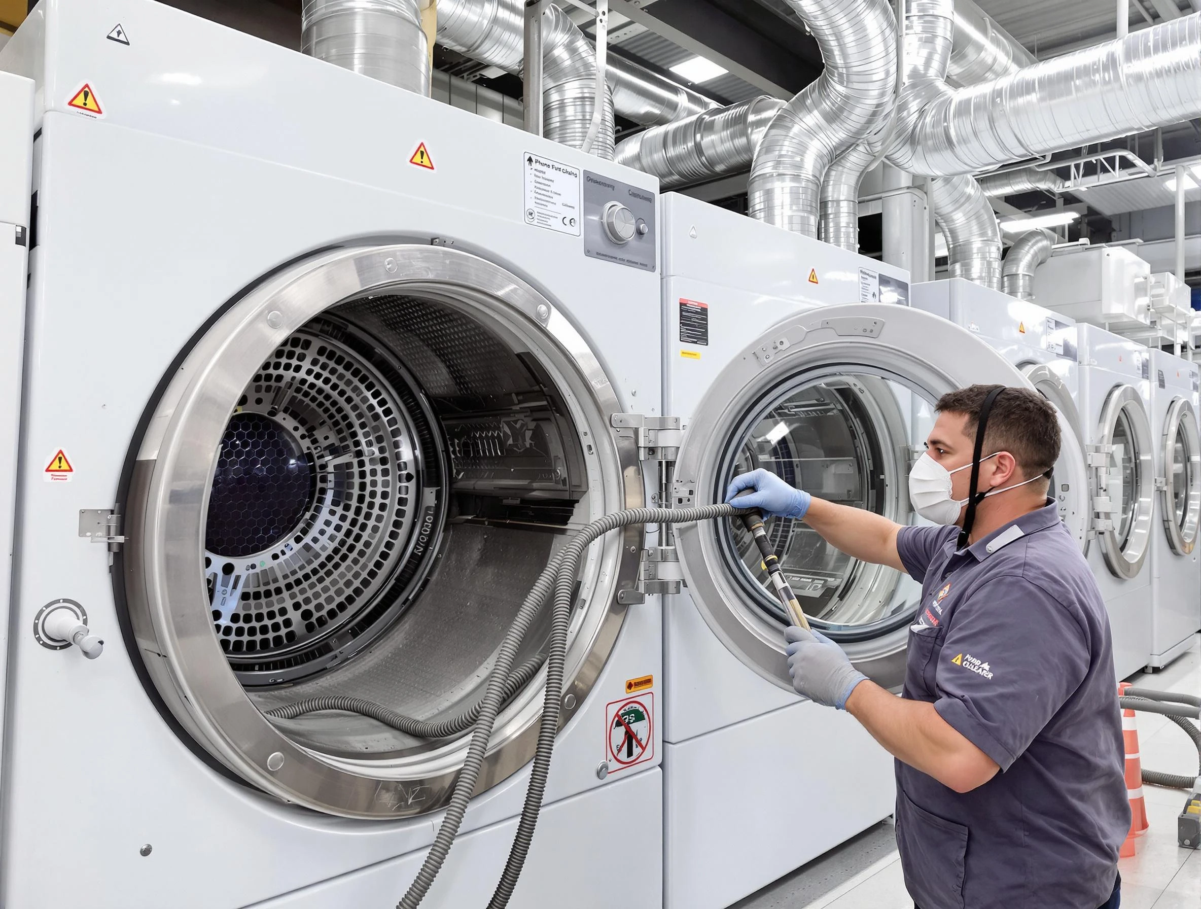 Industrial-grade dryer vent cleaning by Shrewsbury Dryer Vent Cleaning in Shrewsbury